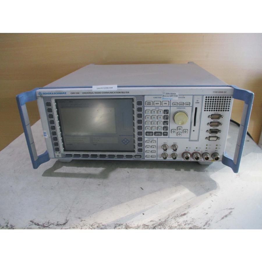 中古 Rohde&Schwarz CMU200 Universal Radio Communication Tester 万能無線通信テスター 通電OK(GALR41220C008)｜growdetradingltd｜02