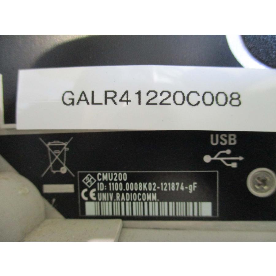 中古 Rohde&Schwarz CMU200 Universal Radio Communication Tester 万能無線通信テスター 通電OK(GALR41220C008)｜growdetradingltd｜06