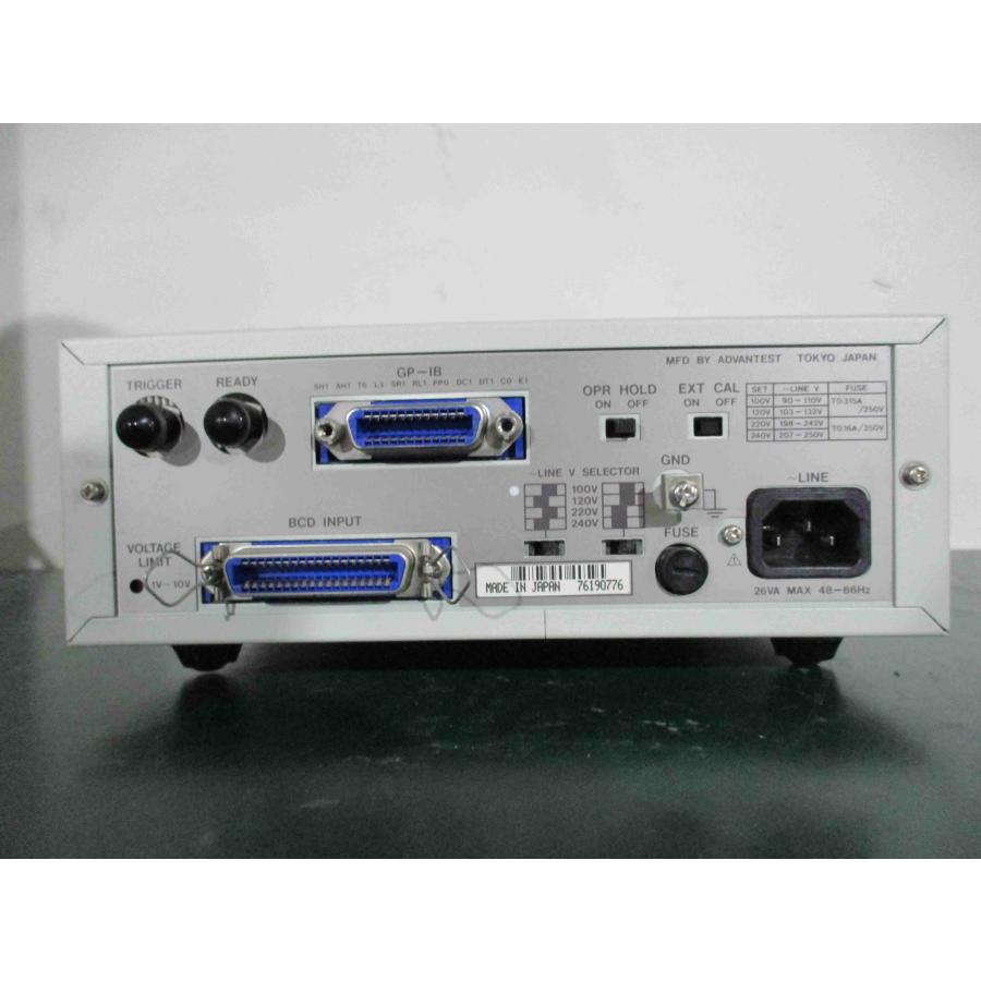 中古 ADVANTEST R6142 PROGRAMMABLE DC VOLTAGE/CURRENT 中古 ADVANTEST R6142 PROGRAMMABLE DC VOLTAGE/CURRENT
