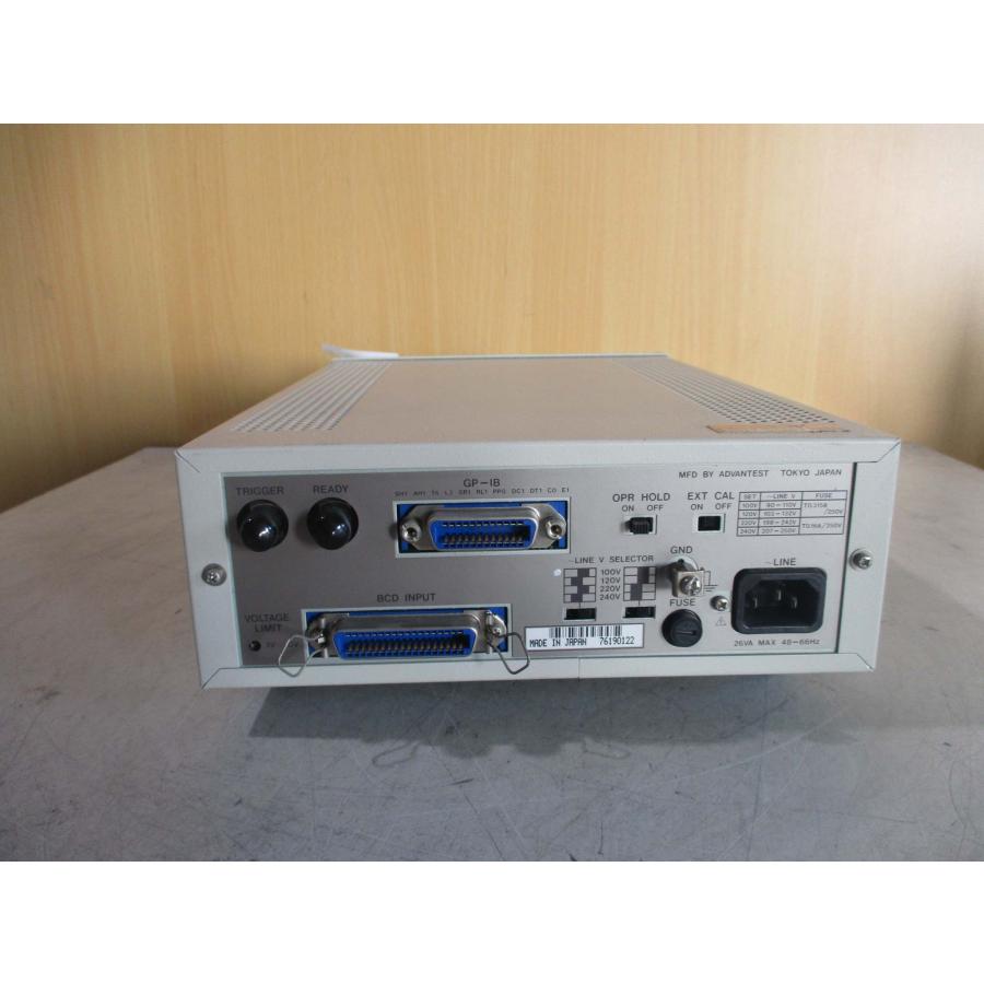中古 ADVANTEST R6142 PROGRAMMABLE DC VOLTAGE/CURRENT GENERATOR