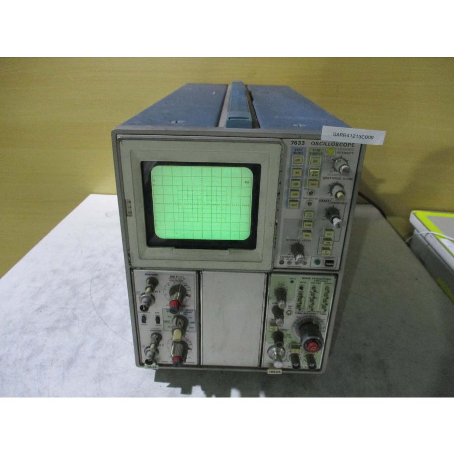 中古Tektronix 7633 メインフレーム + 7A26 7B53 プラグイン オシロスコープ ストレージオシロ 通電OK(GARR41213C009)｜growdetradingltd｜02