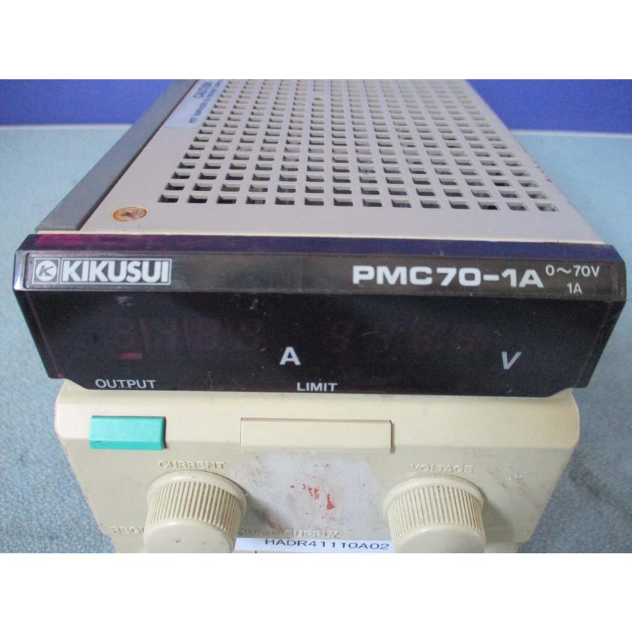 中古 KIKUSUI PMC70-1A 0〜70V 1A 直流安定化電源(HADR41110A021 中古 KIKUSUI PMC70-1A 0〜70V 1A 直流安定化電源(HADR41110A021