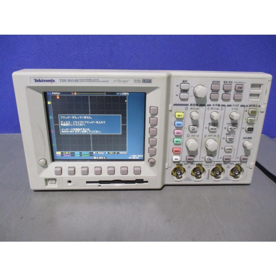 中古 Tektronix TDS 3014B デジタルオシロスコープ 100MHz 1.25 GS/s 
