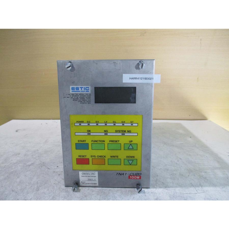 ESTIC エスティック TNA1-CU20 AC SERVO NUTRUNNER AC200V 100W