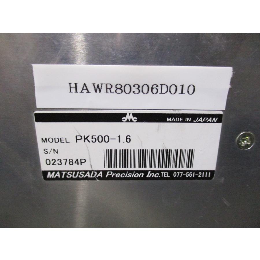 中古 MITSUSADA PK500-1.6 500V1.6A 通電OK 高圧直流安定化電源 (HAWR80306D010)