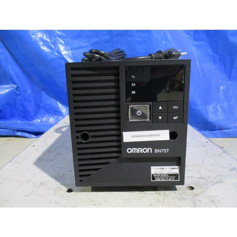 中古 OMRON BN75T 無停電電源装置 送料別 通電ok (HBAR60409B007