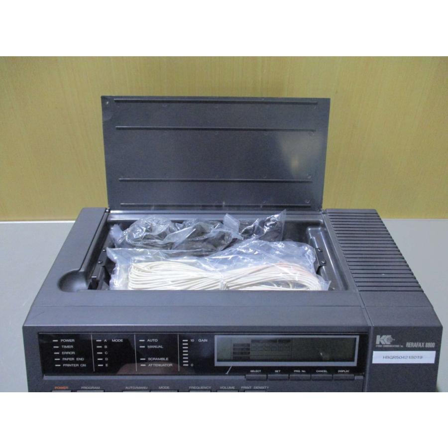 中古 JOMS 共同コミュニケーションズ受信機一体型FAX RERAFAX 8800 100/115/220V AC(HBGR50421B019)_6