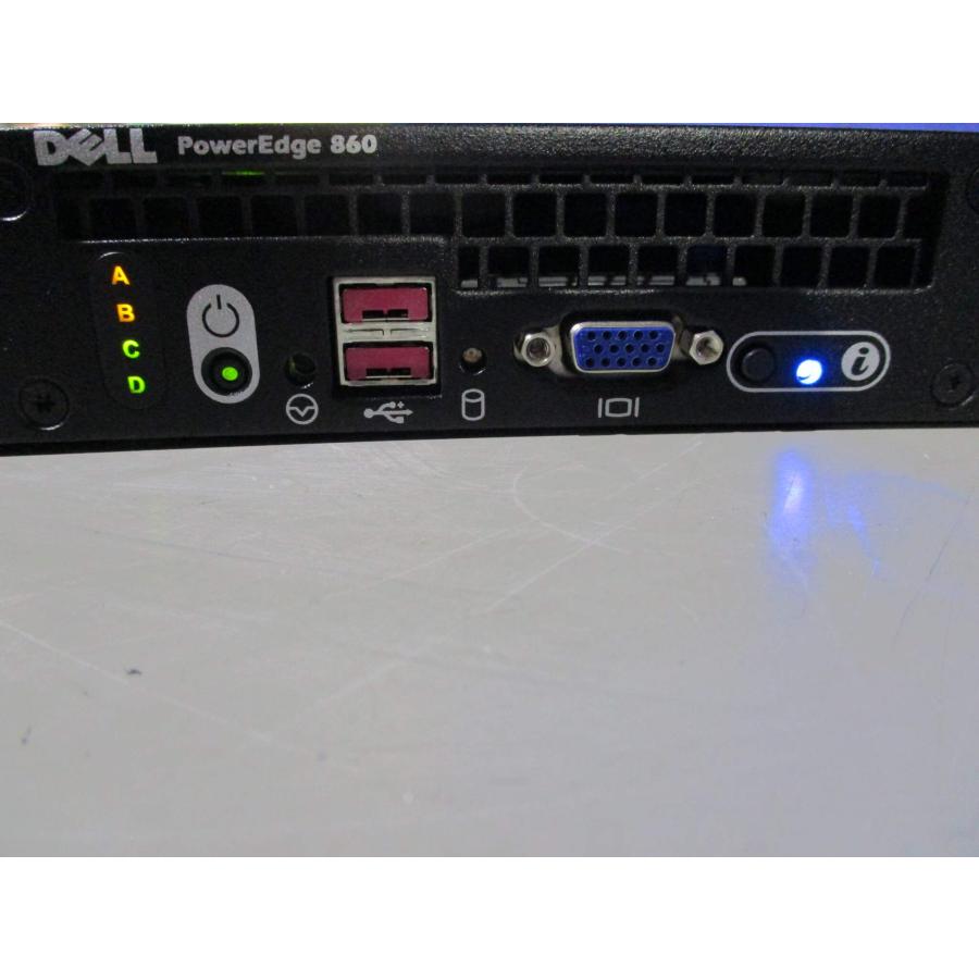 中古 DELL PowerEdge 860 SVP Rackmount server 100/240V 60/50HZ 通電OK ...