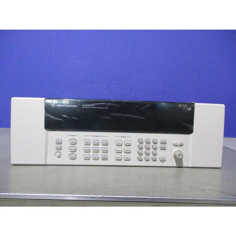 中古 AGILENT TECHNOLOGIES UNIT 34980A 通電OK (HBSR60201D008)の画像