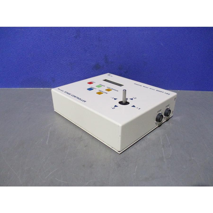中古 シグマ光機 2軸ステージコントローラ SHOT-102 ＜通電OK