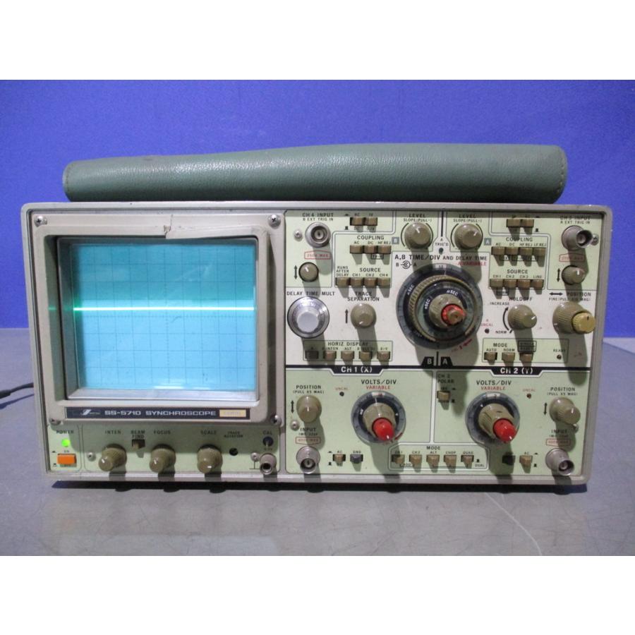 中古 岩通 SS-5710 アナログ オシロスコープ シンクロスコープ＜通電OK