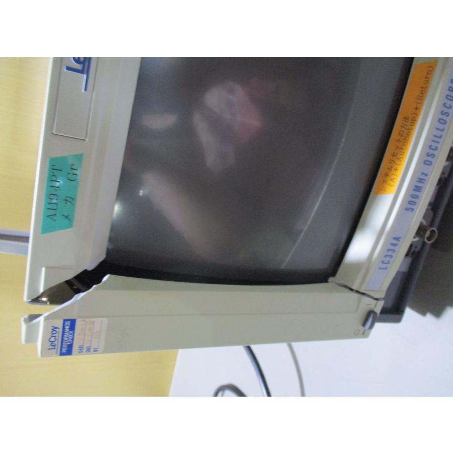 中古 Teledyne Lecroy LC334A 500MHz Digital Oscilloscope ＜通電OK＞＜傷ある＞(HCMR50710B002)