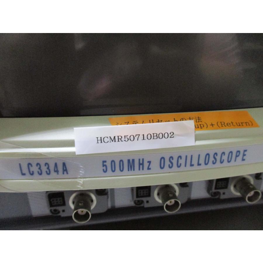 中古 Teledyne Lecroy LC334A 500MHz Digital Oscilloscope ＜通電OK＞＜傷ある＞(HCMR50710B002)