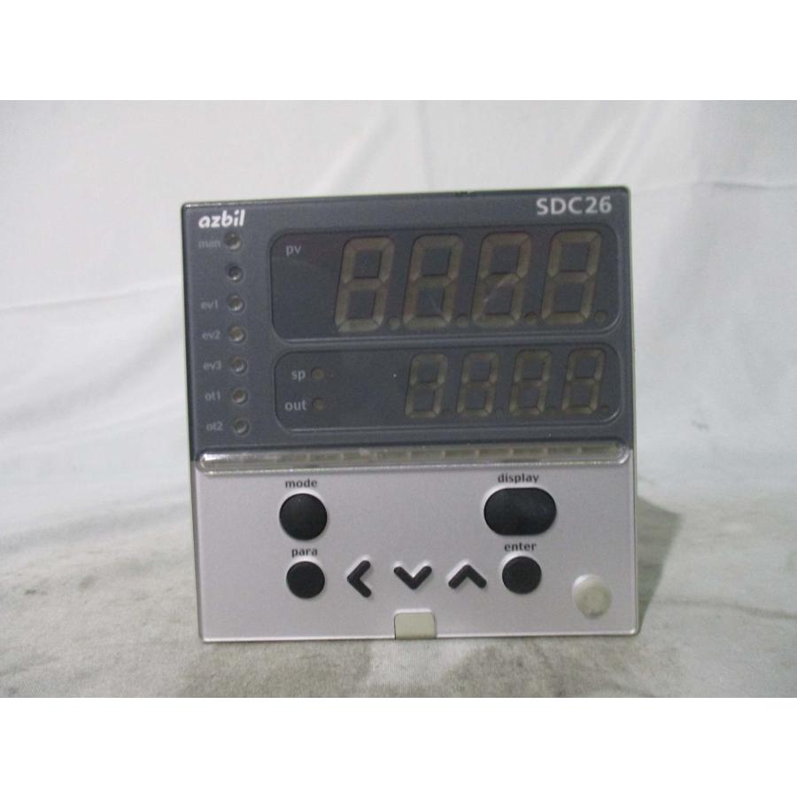 中古 YAMATAKE azbil TEMPERATURE CONTROLLER SDC26 デジタル指示調節 