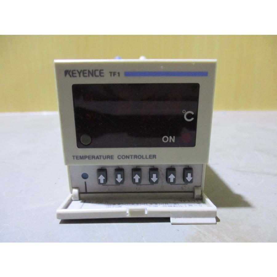 中古 KEYENCE TEMPERATURE CONTROLLER TF1-11 温度調節器(JABR50131D233 ...