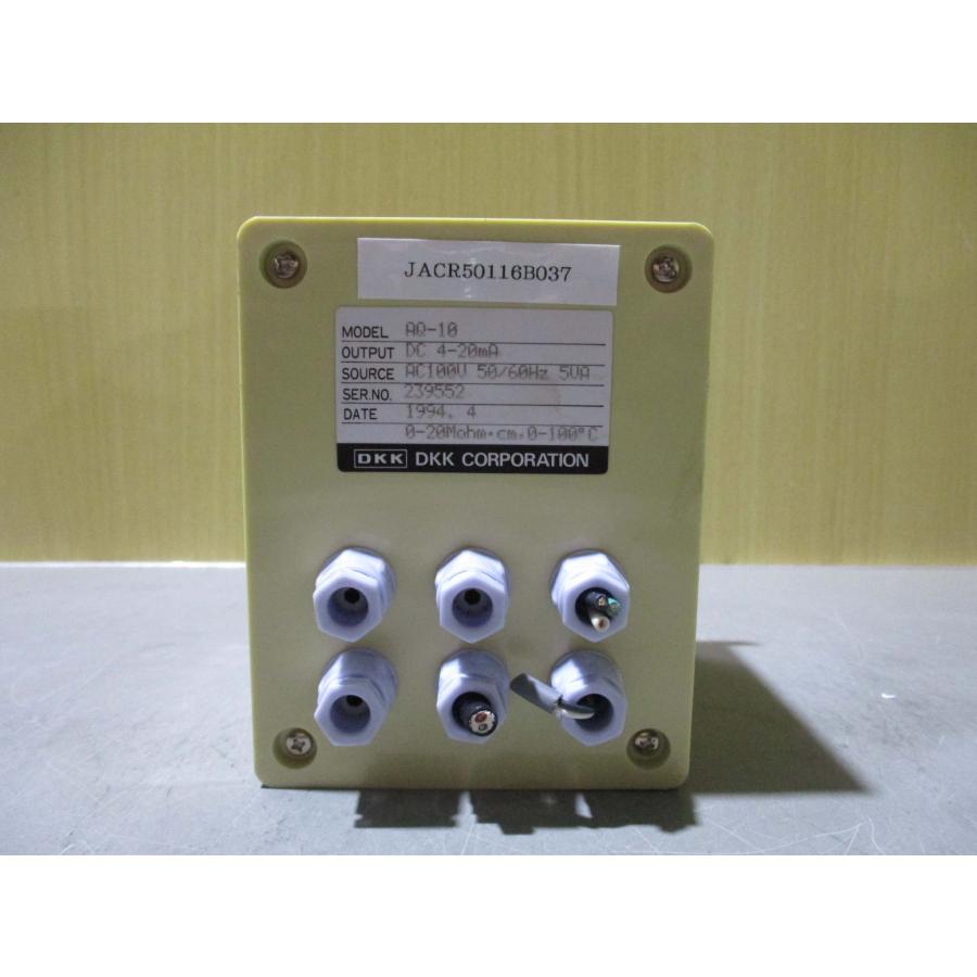 確認用 中古DKK RESISTIVITY METER AQ-10 抵抗率計 100V 5VA(JACR50116B037