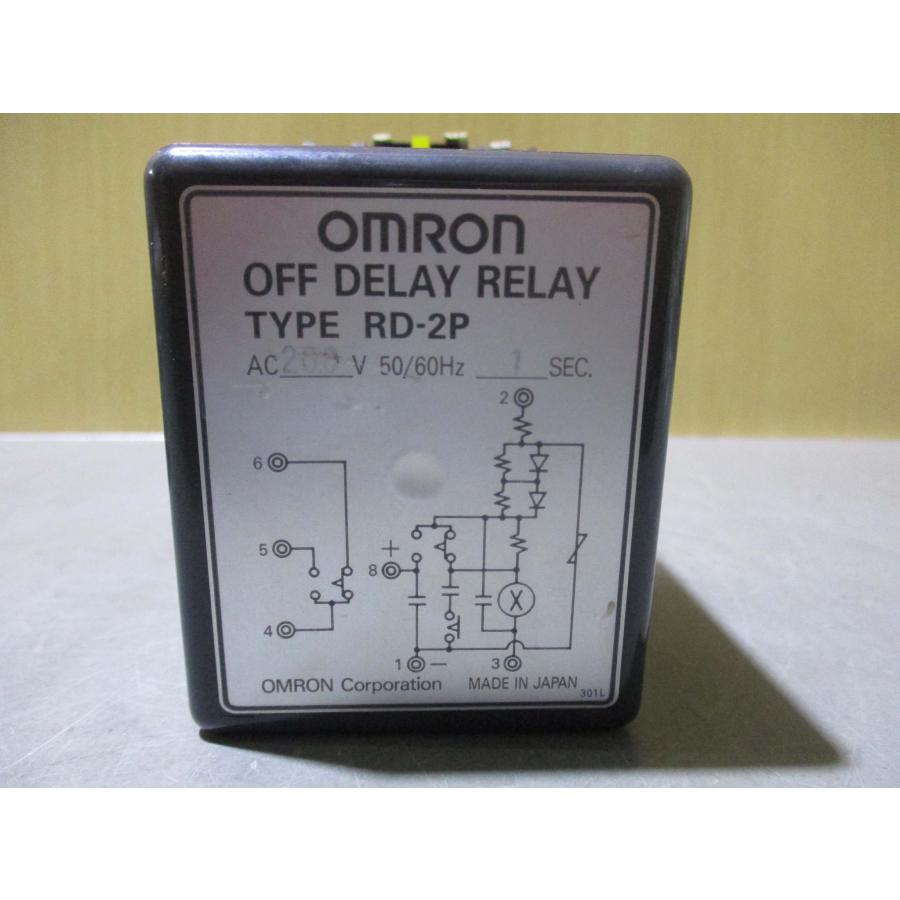 中古 OMRON RD-2P Time relay RD2P AC200V オムロン 2個 中古 OMRON RD-2P Time relay RD2P AC200V オムロン 2個