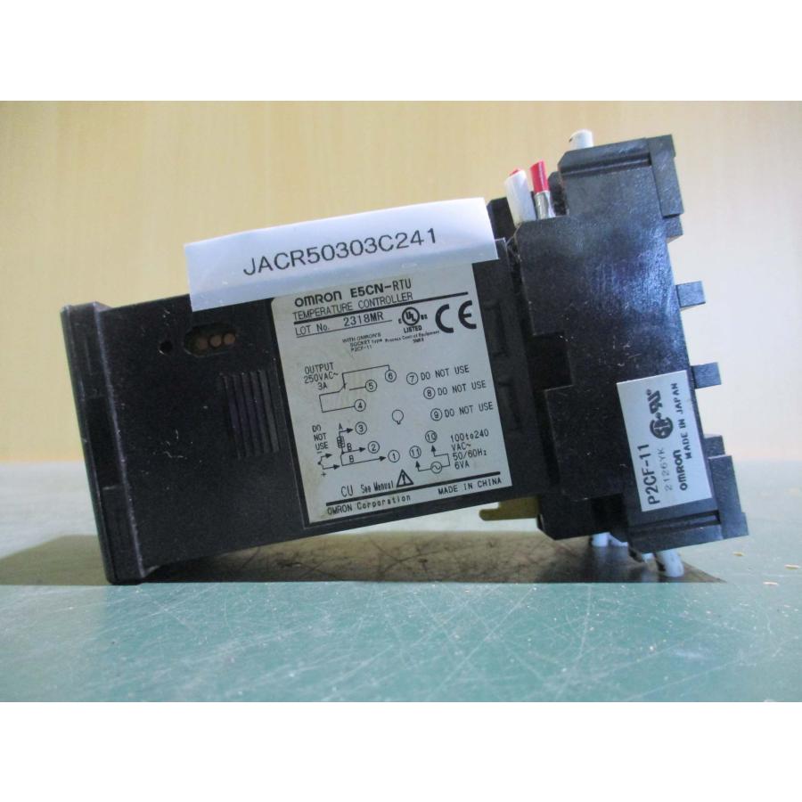 中古 OMRON TEMPERATURE CONTROLLER E5CN-RTU デジタル温度調節計