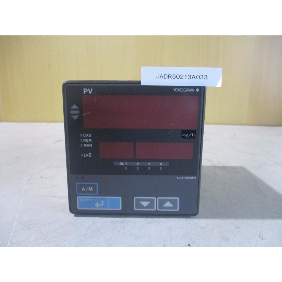 中古 YOKOGAWA CONTROLLER UT550 デジタル指示調節計 100-240VAC(JADR50213A033 ...