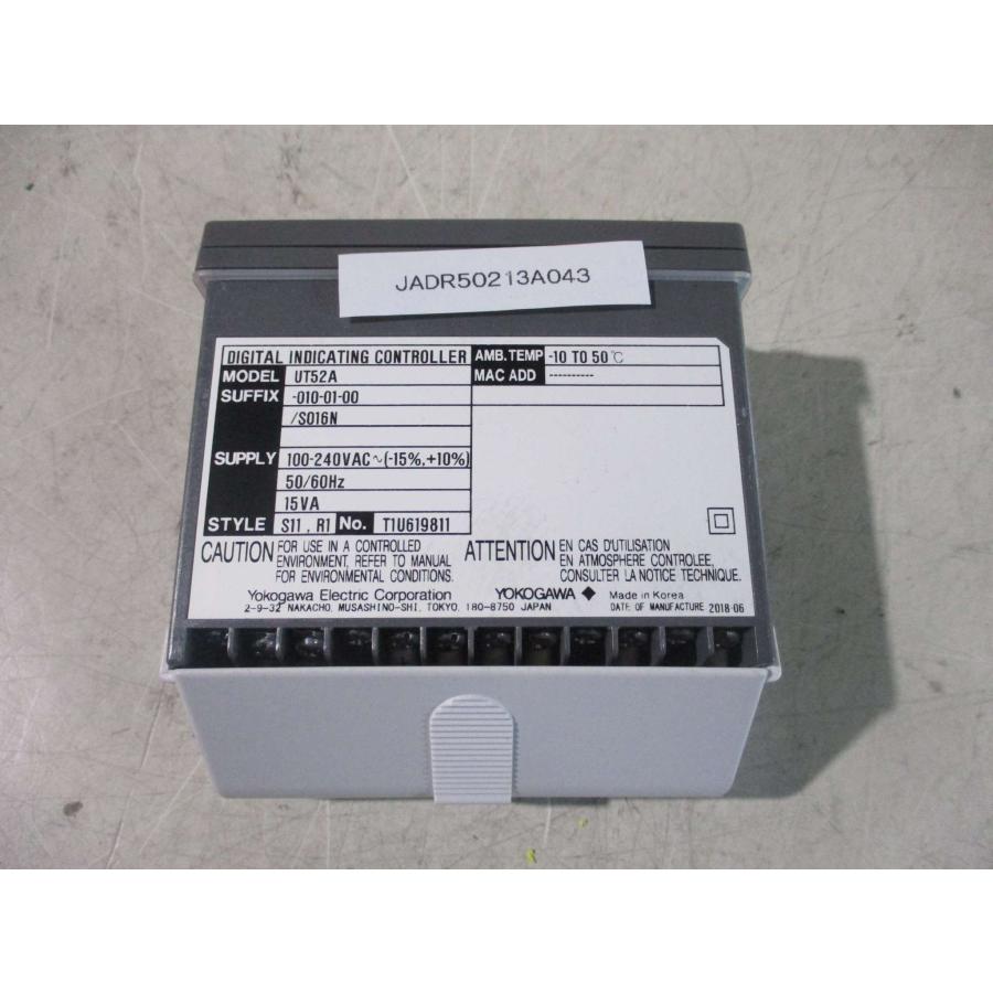 中古 YOKOGAWA UT52A デジタル指示調節計 15VA 50/60HZ(JADR50213A043) : growdetrading ...