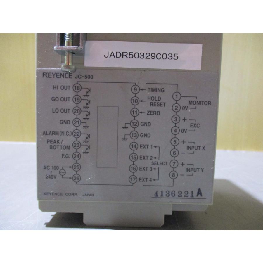 中古 KEYENCE DIGITAL LOAD INDICATOR JC-500 デジタルロード 中古 KEYENCE DIGITAL LOAD INDICATOR JC-500 デジタルロード