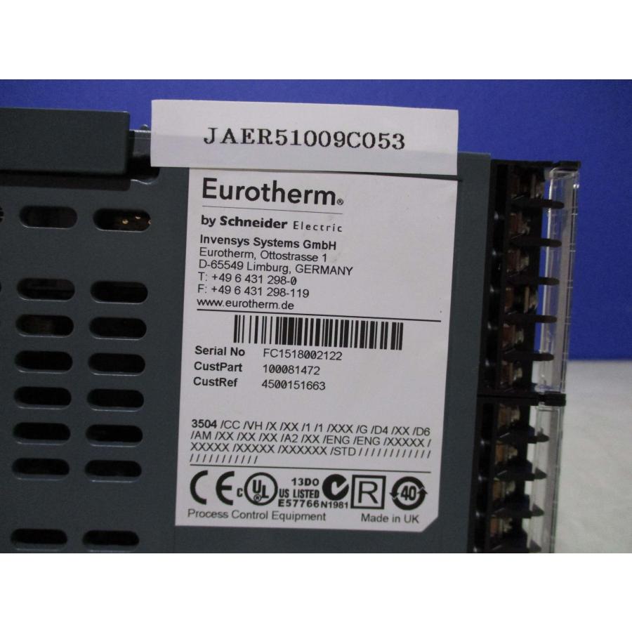中古Eurotherm 3504 Process Controller 通電確認(JAER51009C053 中古Eurotherm 3504 Process Controller 通電確認(JAER51009C053
