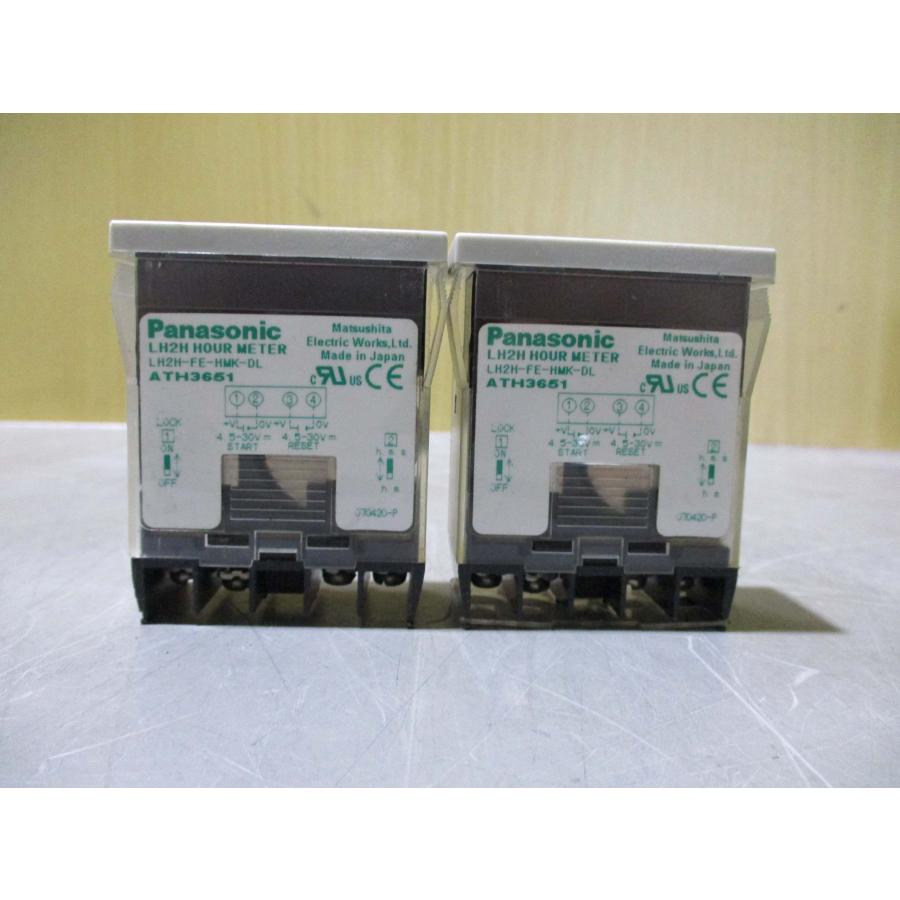 中古 PANASONIC LH2H HOUR METER LH2HFEHMKDL ATH3651 アワーメータ 2個