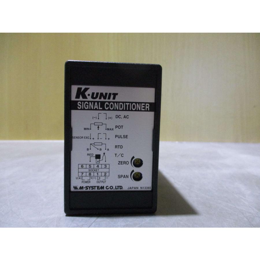 中古 M-SYSTEM KVS-44-R/K SIGNAL TRANSMITTER 24VDC (JAGR51125B021 ...