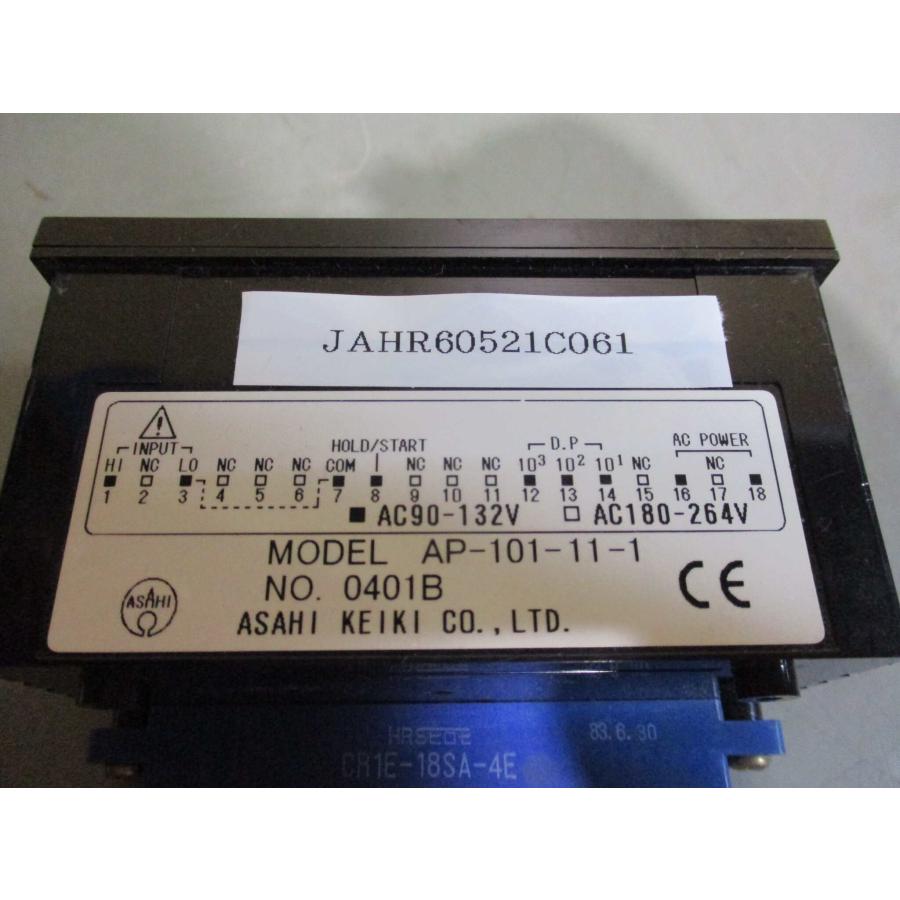 中古Asahi Keiki AP-101-11-1 Digital Panel Meter(JAHR60521C061