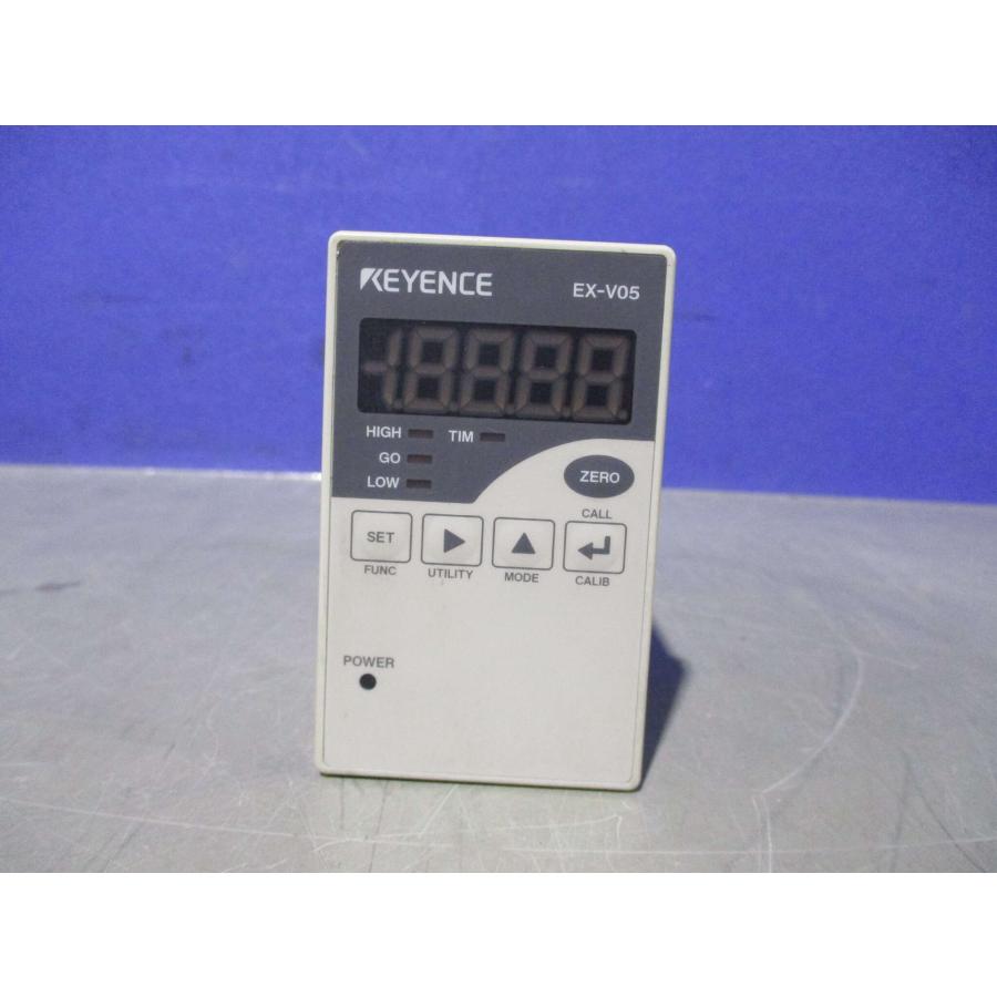中古 KEYENCE EX-V05 Digital Inductive Displacement Sensor 通電OK