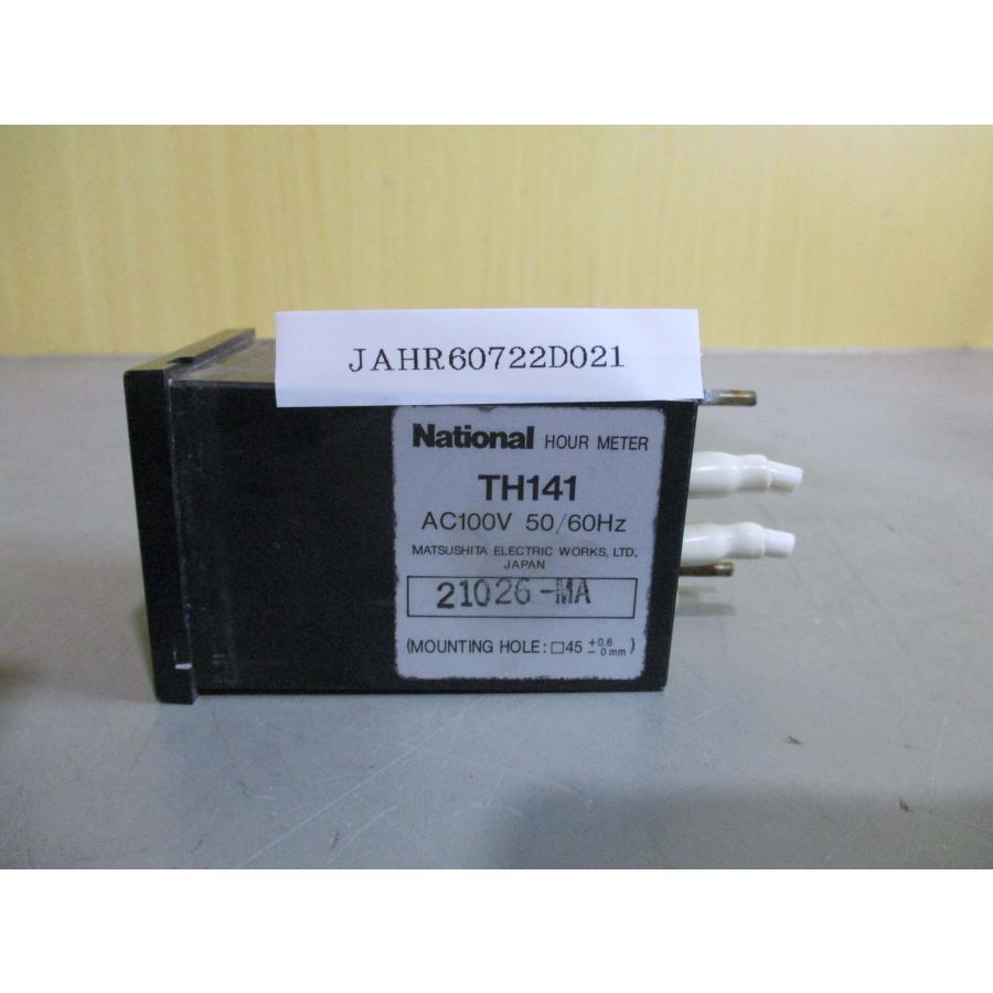 中古 NATIONAL HOUR METER TH141 AC100V 50/60Hz(JAHR60722D021 