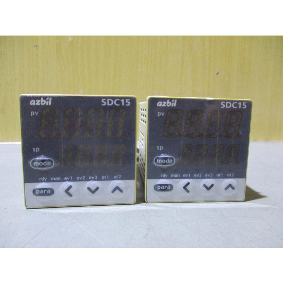 中古 AZBIL SDC15 デジタル指示調節計 2個(JAHR60808D134