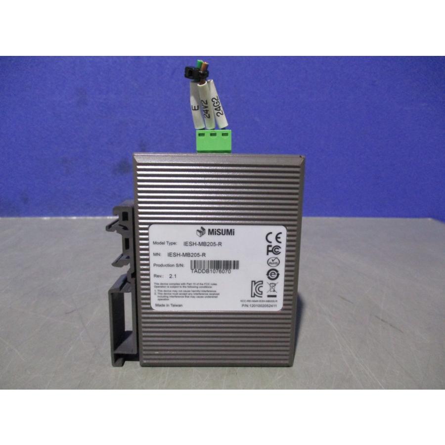 中古 MISUMI IESH-MB205-R 5/8ポートギガビットアンマネージド産業用