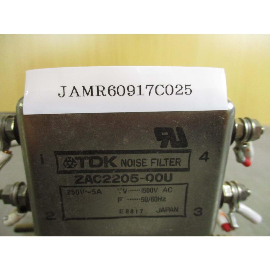 中古TDK NOISE FILTER ZAC2205-00U ノイズフィルター 250V 5A[2個