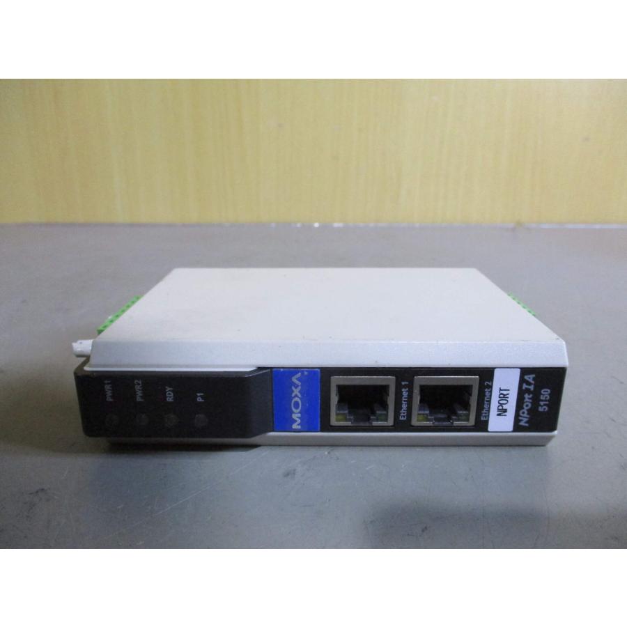 中古 MOXA NPORT IA-5150 産業用シリアルデバイスサーバ