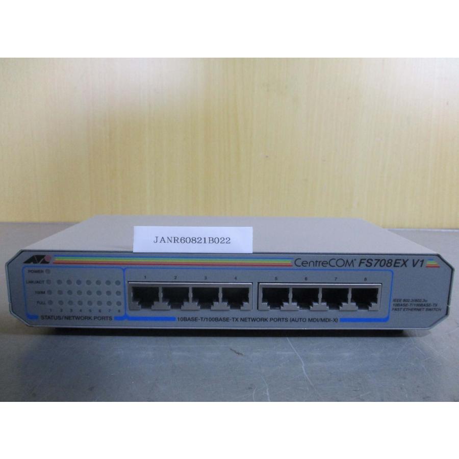 中古 ALLIED TELESIS CENTRE COM FS708EX V1 ＜通電OK