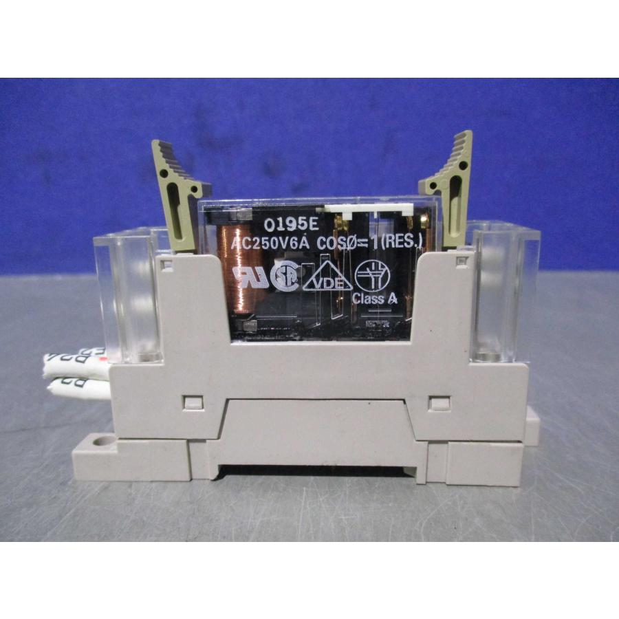 中古 OMRON P7SA-10F-ND DC24V セーフティリレーソケット 6個