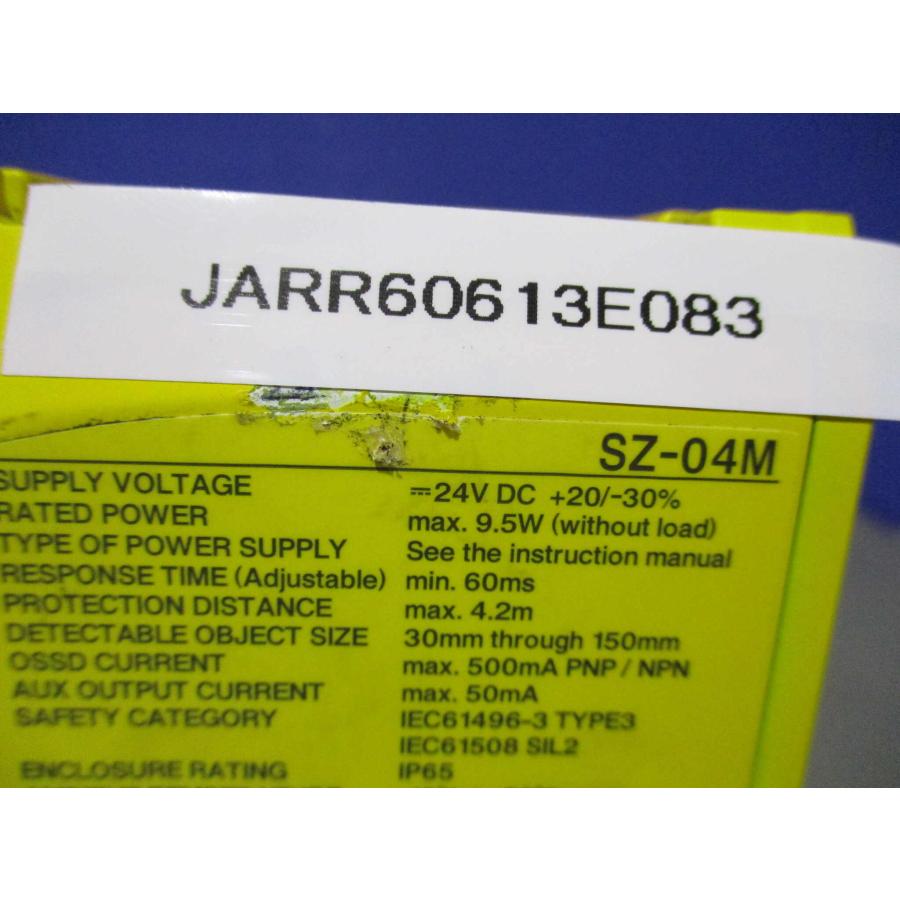 中古 KEYENCE SZ-04M 安全レーザースキャナー(JARR60613E083
