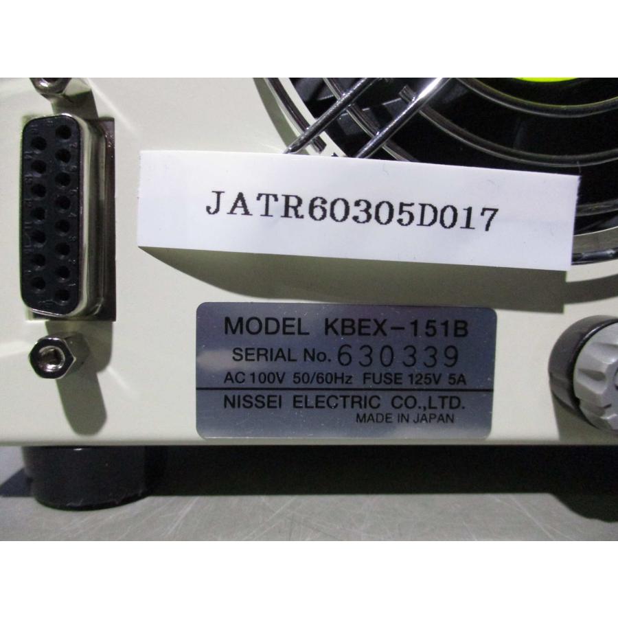 評判良い  NISSEI HAIOGEN COLD LIGHT SOURCE KBEX-151B＜通電OK> (JATR60305D017)