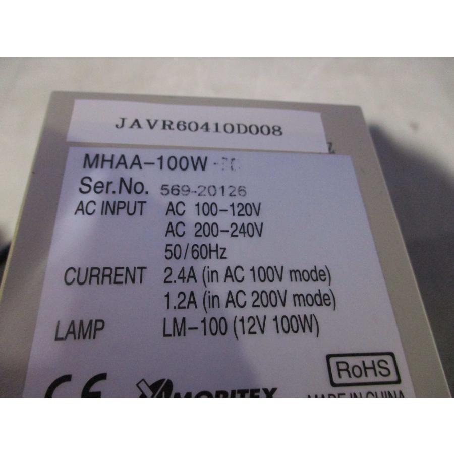 中古 MORITEX MHAA-100W-SC ハロゲン光源装置 通電OK (JAVR60410D008