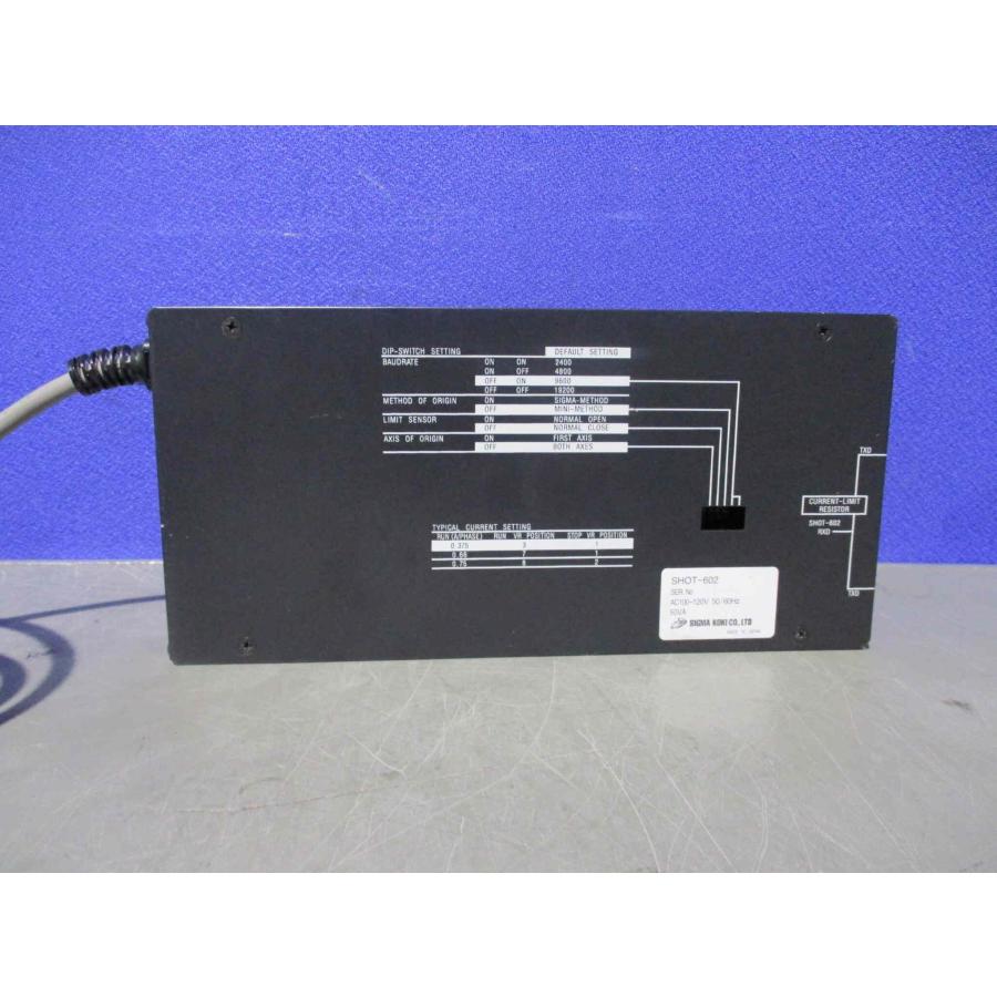 【中古品】SIGMA KOKI SHOT-602 2軸ステージコントローラ 本体 中古 SIGMA KOKI TWO-AXIS STAGE CONTROLLER SHOT-602 AC100-120V 50