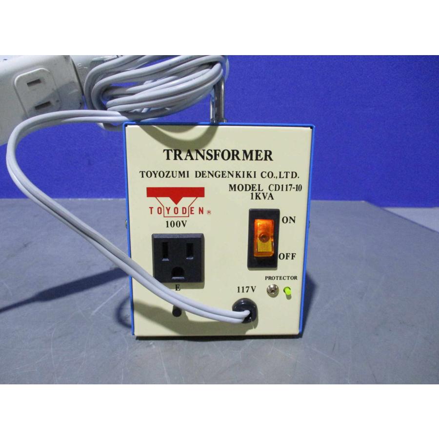 中古 TOYOZUMI DENGENKIKI TRANSFORMER CD117-10 1KVA (JAVR60417C081 