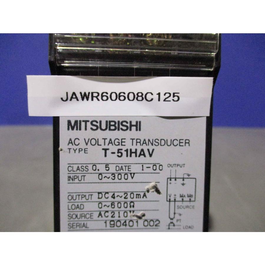 中古 Mitsubishi T-51HAV AC VOLTAGE TRANSDUCER(JAWR60608C125
