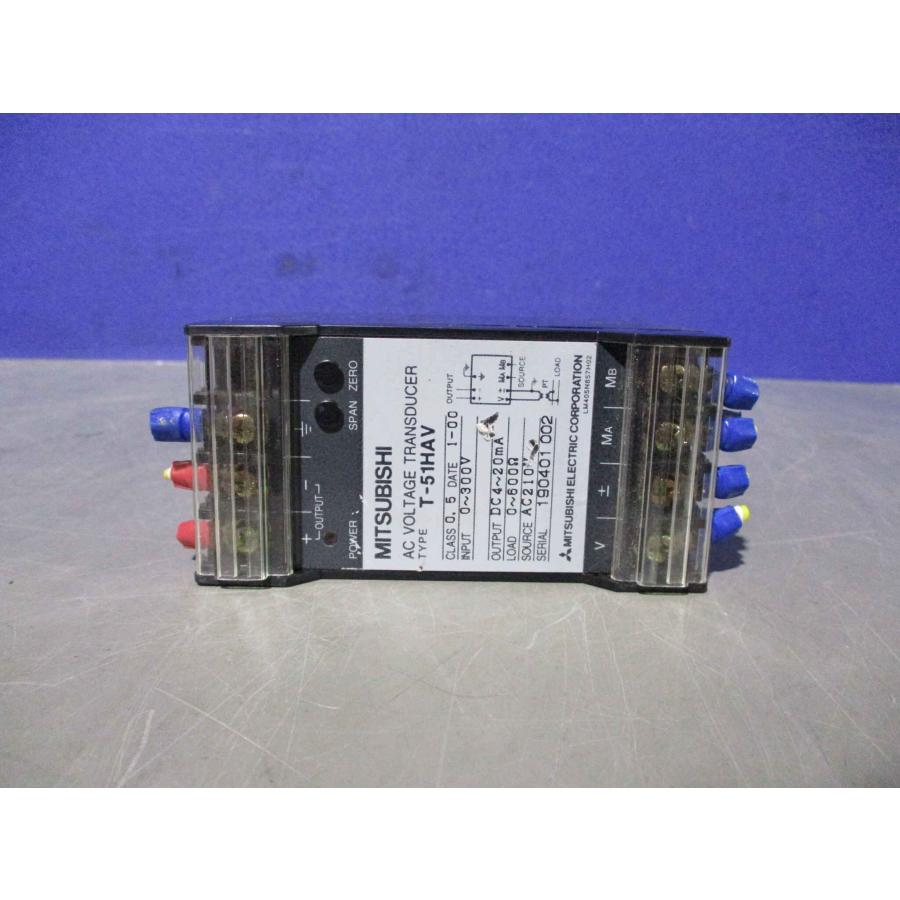 中古 Mitsubishi T-51HAV AC VOLTAGE TRANSDUCER(JAWR60608C125