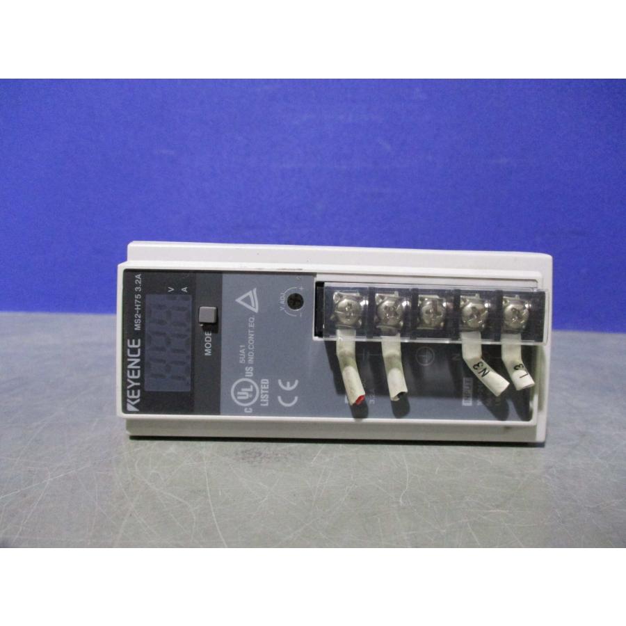 中古 KEYENCE MS2-H75 モニタ内蔵超小型スイッチング電源 24V