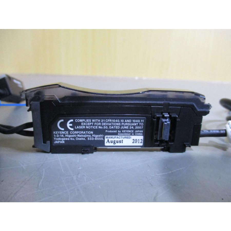 中古KEYENCE LV-N12N/LV-S62 超小型デジタルレーザセンサー