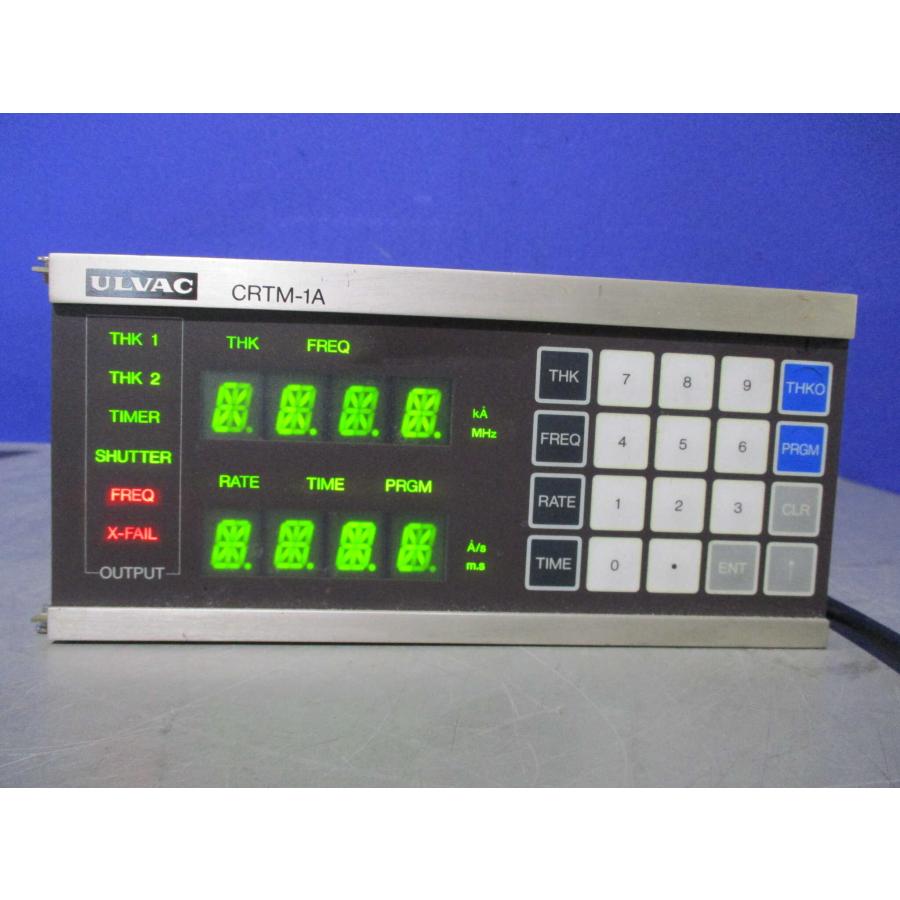 中古 ULVAC CRTM-1A 水晶式膜厚計 通電OK (JBCR60124C013 中古 ULVAC CRTM-1A 水晶式膜厚計 通電OK (JBCR60124C013