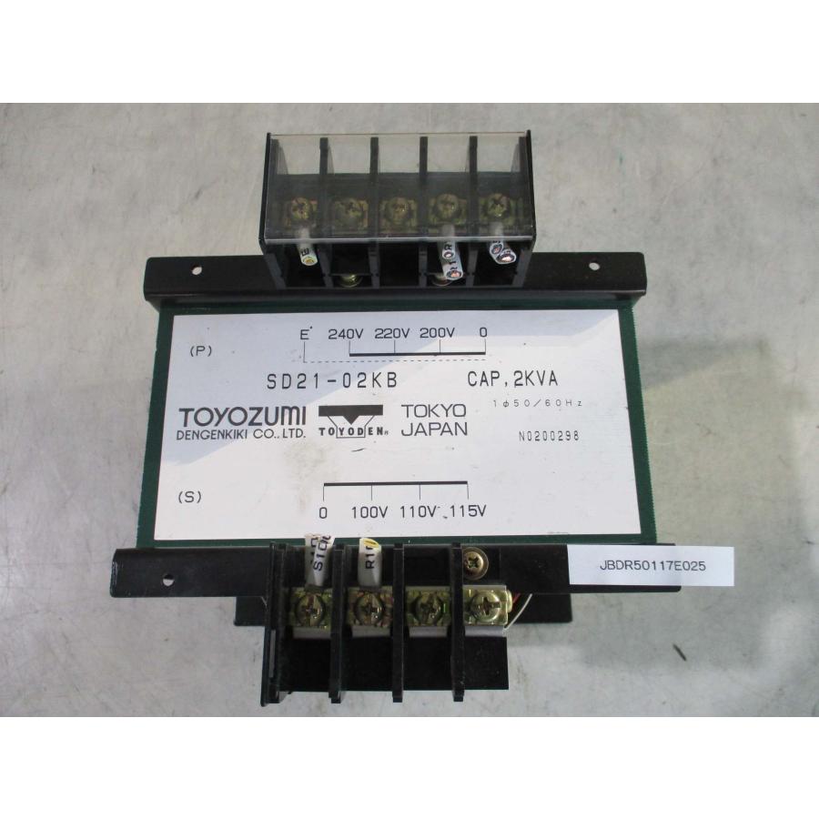 中古TOYOZUMI isolation transformer SD21-02KB 2KVA 中古TOYOZUMI isolation transformer SD21-02KB 2KVA