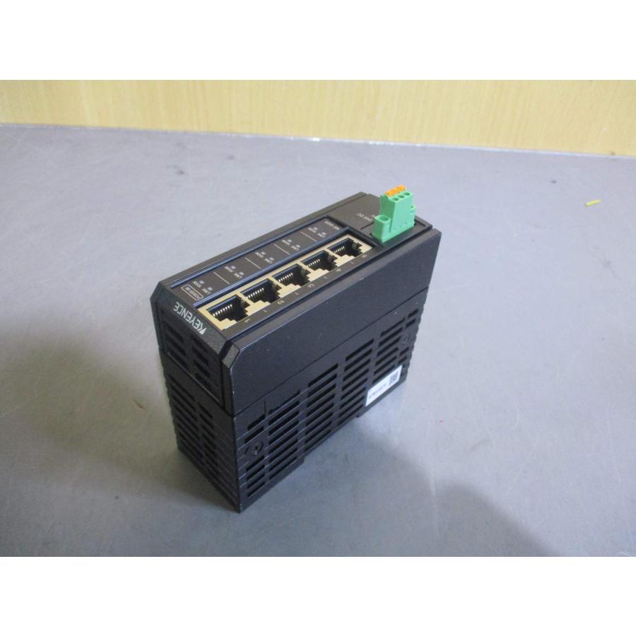 中古 KEYENCE NE-Q05 EtherNet/IP対応イーサネットスイッチ5ポート