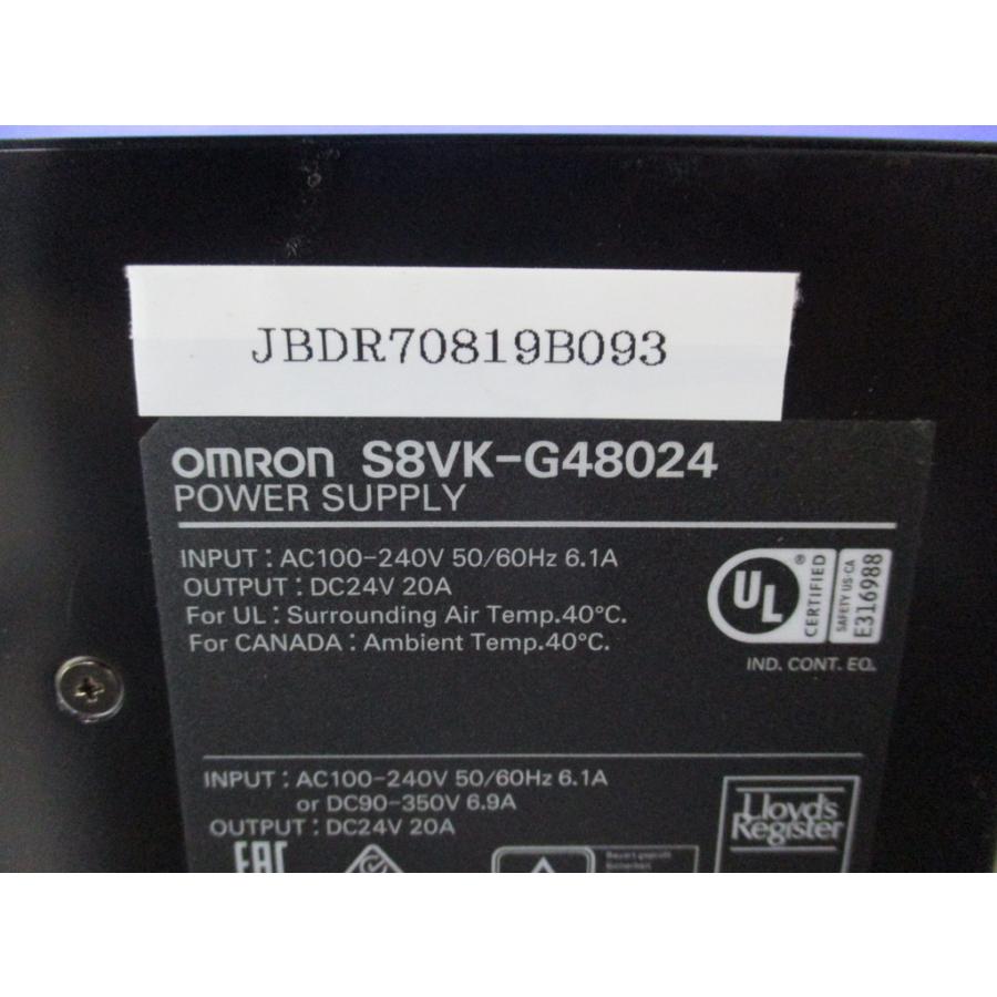 中古 OMRON S8VK-G48024 スイッチングパワーサプライ (JBDR70819B093